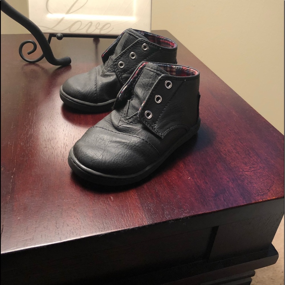 Black Toms Boots for a Little One